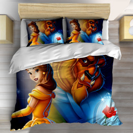 3D dětské povlečení Kráska a zvíře