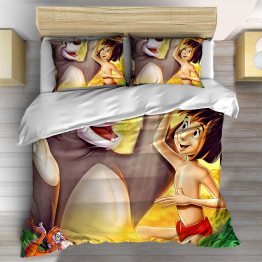 3D dětské povlečení Mauglí Kniha džunglí
