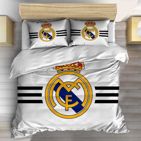 Ložní povlečení Logo Real Madrid s liniemi