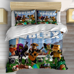3D ložní povlečení Roblox z bavlny Ranforce a mikrovlákna