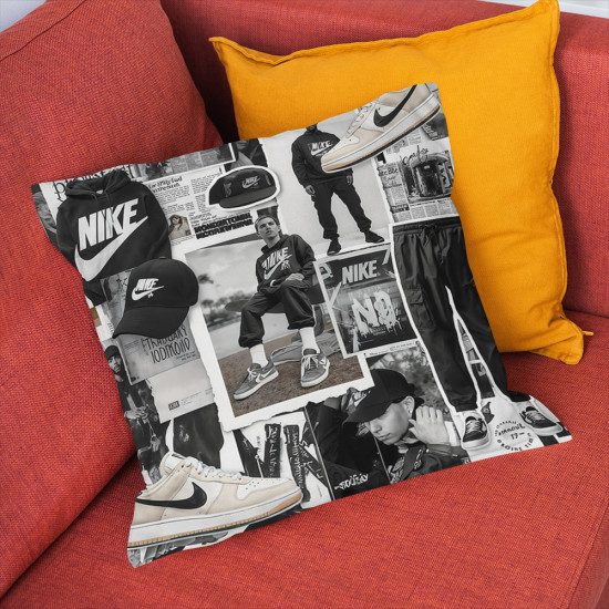 Moderní dekorační polštář Y2K Nike