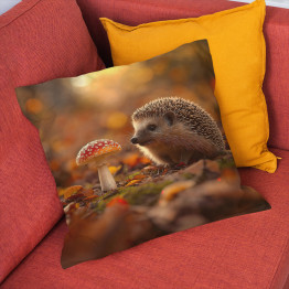 3D polštář Podzimní ježek